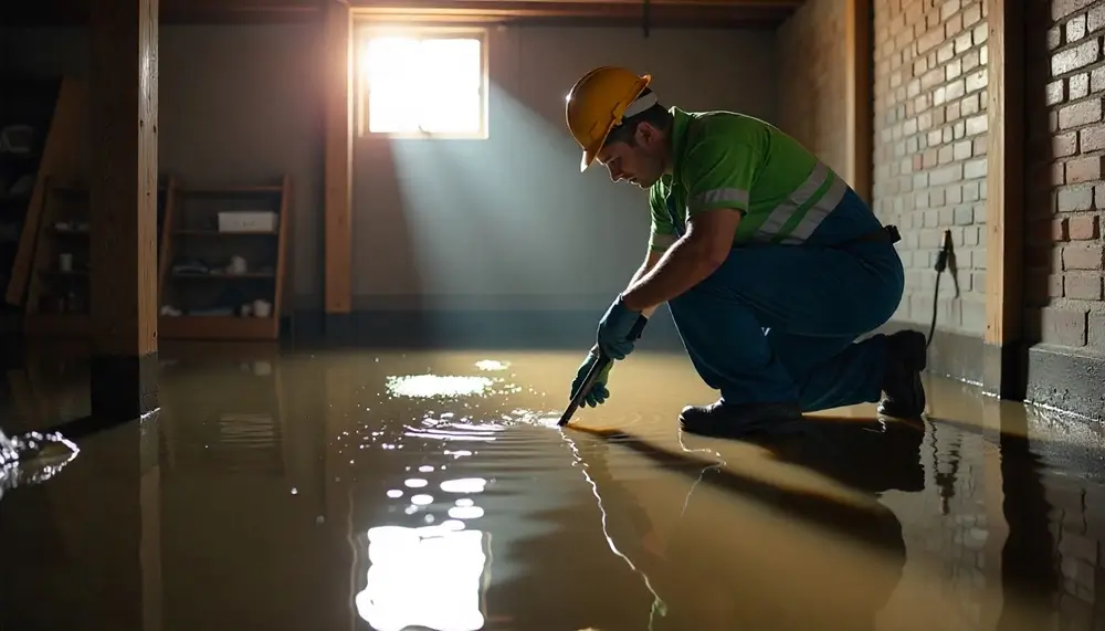 Professional water damage restoration services in Molena, GA